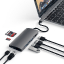 USB-концентратор Satechi Aluminum Multi-Port Adapter 4K with Ethernet V2, разъемов: 6