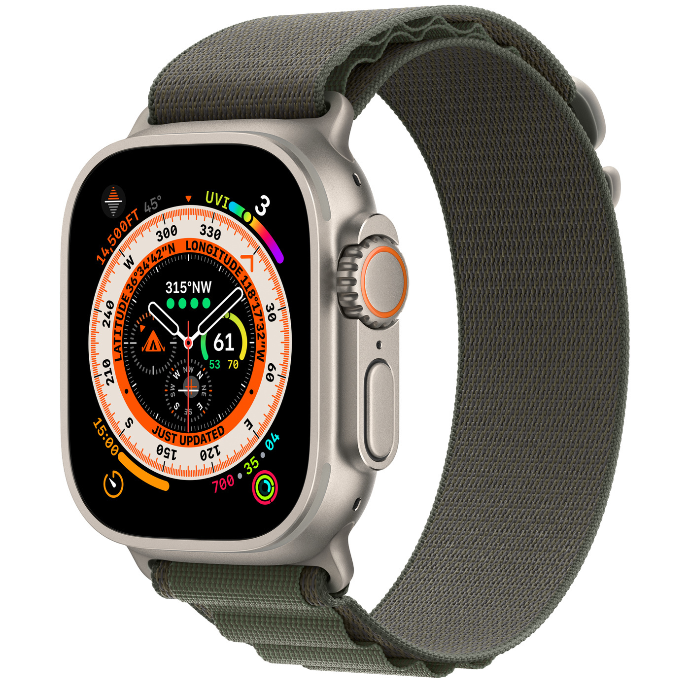 Apple Watch Ultra Alpine Loop Green L